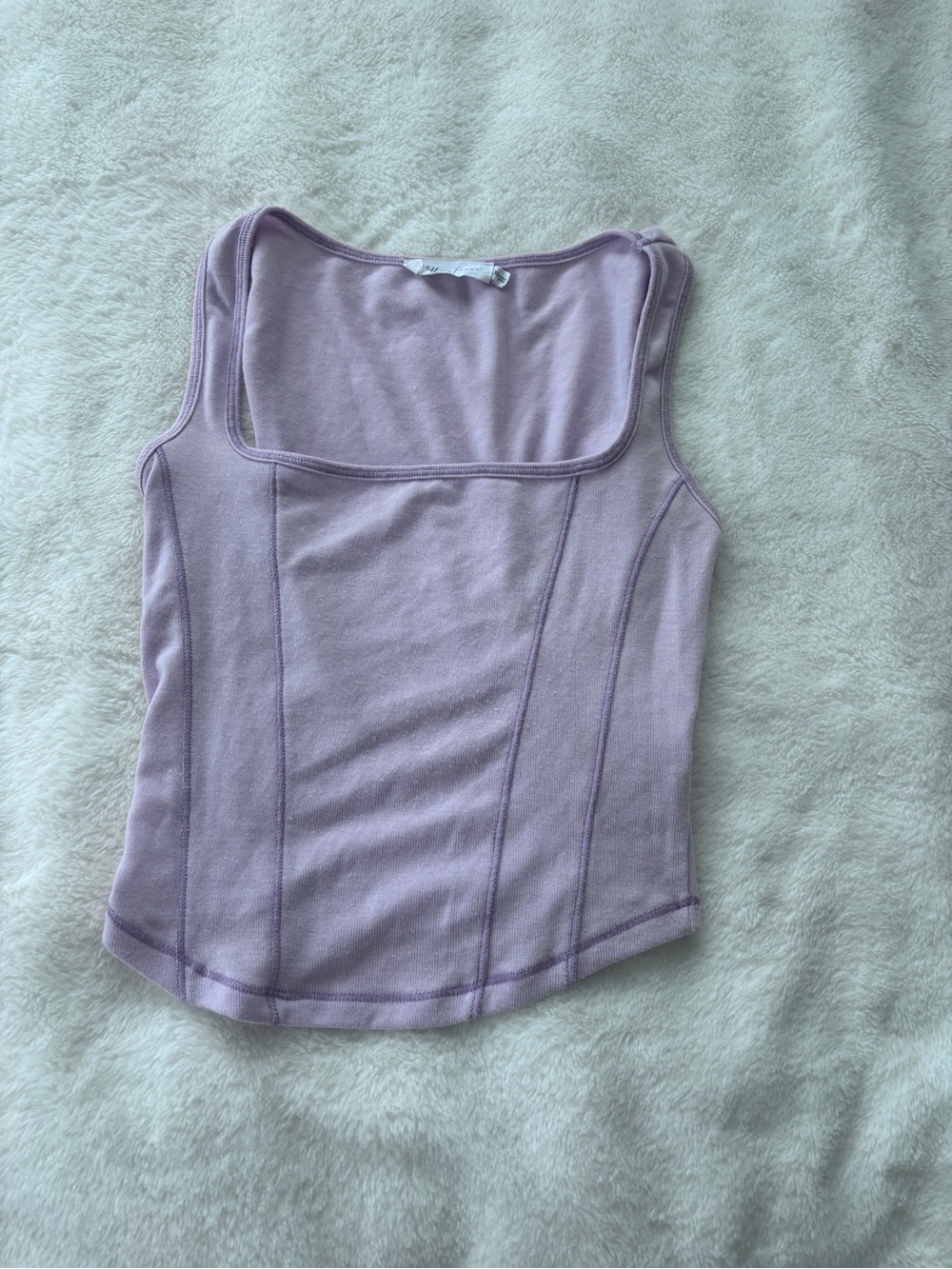 Nordstrom Light Pink Scoop Neck Tank - Picture 3 of 3